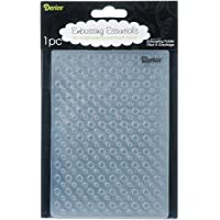 Los mejores  - Darice Carpetas de estampación- Plantilla Punto- Plastic- 10-8 x 14-6 cm